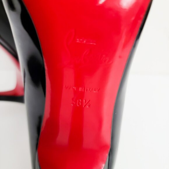 Christian Louboutin Pigalle 85 Patent Leather Pumps 38.5 8.5 - Picture 10 of 11
